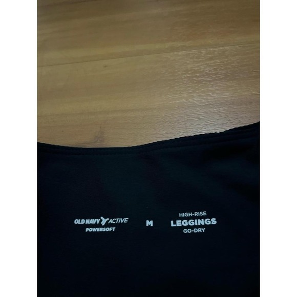 Womens NWT Old Navy High Waisted High Rise Ribbed‎ Yoga Gym Leggings - Picture 4 of 6